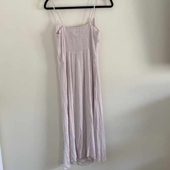 NWT Wilfred Artizia Affogato Vin Gris Pale Pink Gray Midi Slip Dress Size 6 - Picture 8 of 12